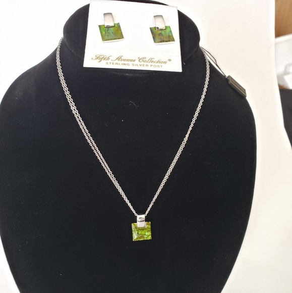 Fifth Avenue Collection Earrings & Necklace Set - Picture 1 of 4